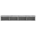 vidaXL TV skrinky s LED svetlami 2 ks betónovo sivé 100x30x30 cm