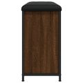 vidaXL Lavička na topánky s vyklápacou zásuvkou hnedý dub 82x32x56 cm