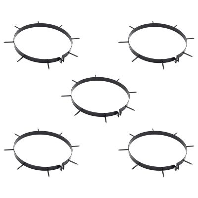 vidaXL Svorka na aerátor s hrotmi 5 pcs Ø 30 cm Oceľ