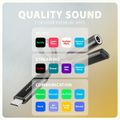 AXAGON ADA-HCPD, USB-C na 3.5mm jack - Hi-Res DAC audio adaptér, 384kHz/32bit, stereo, PD 60W 3A Adaptér, zvuková karta, USB-C 2.0 na 3,5mm jack + USB-C, DAC prevodník, 384kHz/32bit, 10cm, PD 60W, čierny