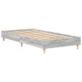 vidaXL Posteľný rám bez matraca sivý sonoma 100x200cm kompozitné drevo