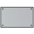vidaXL Nástenná magnetická tabuľa čierna 80x50 cm tvrdené sklo