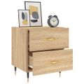 vidaXL Nočné stolíky 2 ks dub sonoma 40x35x47,5 cm kompozitné drevo