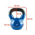 Kettlebell HMS KN 8 kg pokrytý vinylom
