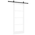 vidaXL Posuvné dvere ORKDAL 83 x 202 cm Biela