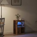 vidaXL LED komoda Staré drevo 41 x 37 x 67 cm Kompozitné drevo