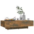 vidaXL Konferenčný stolík dymový dub 100x49,5x31 cm kompozitné drevo