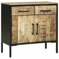 vidaXL Servírovacia skriňa so zásuvkou 70 x 35 x 70 cm Mangový masív