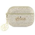 Puzdro Guess pre AirPods Pro 2 GUAP2GLGSHD zlaté PU Glitter Flake 4G