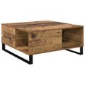vidaXL Konferenčný stolík Staré drevo 80 x 80 x 36,5 cm