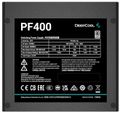 DEEPCOOL zdroj PF400 / 400W / ATX / 120 mm fan / 80 Plus Zdroj, ATX, 400W, aktívny PFC, 120mm ventilátor, 80PLUS Standard