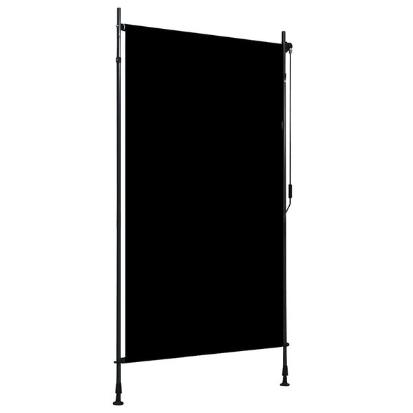 vidaXL Vonkajšia zatemňovacia roleta antracitová 120x270 cm