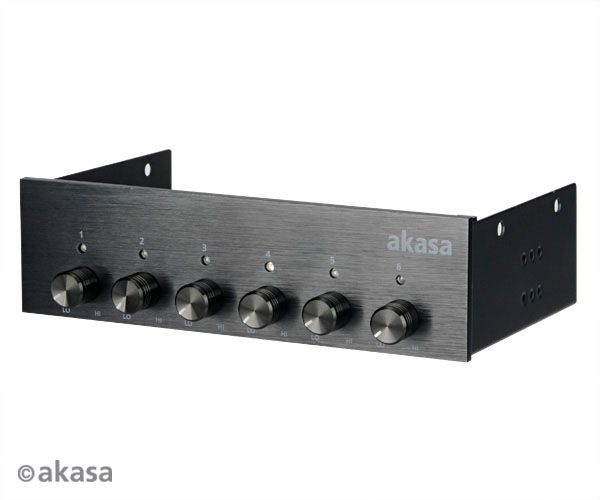AKASA kontrolný panel 6 ventilátorov