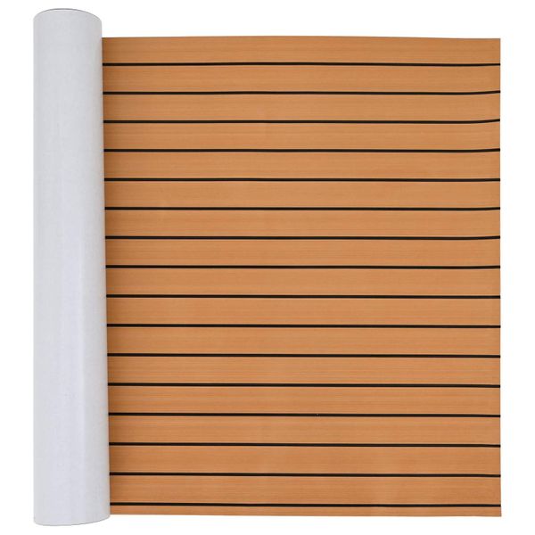 vidaXL Loďová podložka Hnedá a čierna 240 x 90 cm EVA