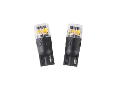 Autožiarovka LED T10 12V CARCLEVER 4LED 2835SMD oranžová 2ks