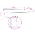 vidaXL Sklopná markíza Piesková 3,5 x 2,5 m Polyester a kov