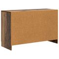 vidaXL Servírovacia skriňa Staré drevo 89 x 34,5 x 57 cm