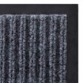 vidaXL Rohož pred dvere, sivá 117x220 cm, PVC
