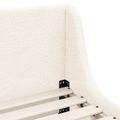 vidaXL Detský rám na posteľ s čelom Krémová 90 x 190 cm Bouclé