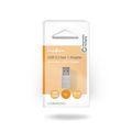 Adaptér NEDIS CCGB60925GY USB-A (M) - USB-C (F) 3.2 čierny