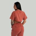 Dámske tričko CropTop Washed Terra - STRIX