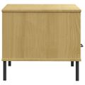 vidaXL Konferenčný stolík hnedý 85x50x45 cm masívne drevo OSLO