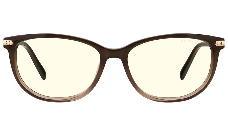 GUNNAR kancelárske/herrné okuliare INGRID COCOA FADE CRYSTAL číre sklá BLF 35 GUNNAR focus
