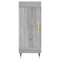 vidaXL Komoda sivý dub sonoma 34,5x34x90 cm spracované drevo
