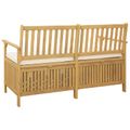 vidaXL Úložná lavička 2 -Seater 148 x 63 x 84 cm Obdĺžnikový