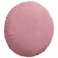 vidaXL Vankúše na sedenie 2 pcs Ružová Ø 40 x 13 cm Zamat