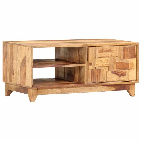 vidaXL TV skrinka 90x45x40 cm, drevený masív
