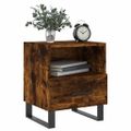vidaXL Nočné stolíky 2 ks dymový dub 40x35x47,5 cm kompozitné drevo