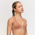 Športová podprsenka Halter Fierce Caramel - GymBeam, veľkosť XS