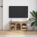 vidaXL TV skrinka ELST 80 x 35 x 40 cm Remeselný dub Kompozitné drevo
