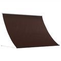 vidaXL Markíza Hnedá 350 x 150 cm 180 g / m² polyester s PU povrchom