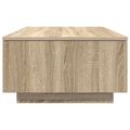vidaXL Konferenčný stolík Sonoma dub 95 x 55 x 31 cm Kompozitné drevo