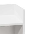 vidaXL Bočné stolíky 2 ks s policou biele 25,5x27x60 cm