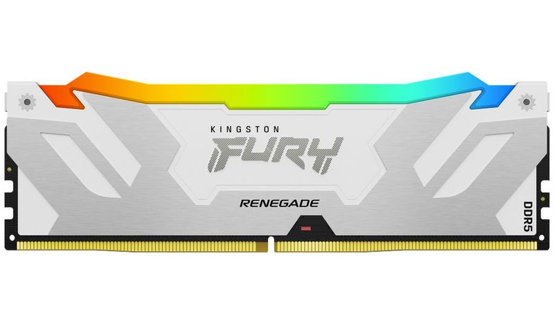 Kingston FURY Renegade/DDR5/32GB/7200MHz/CL38/2x16GB/RGB/White Operacní pamet, DDR5, 32GB (2x 16GB kit), 7200MHz, DIMM, CL38, RGB podsvícení
