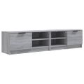 vidaXL TV skrinky 2 ks sivý dub sonoma 80x35x36,5 cm spracované drevo