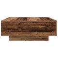 vidaXL Staré drevo a modrá 80 x 80 x 31 cm Kompozitné drevo