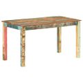 vidaXL Jedálenský stôl, recyklovaný masív 140x70x76
