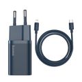 Baseus Super Si Quick Charger 1C 20W s káblom USB-C pre Lightning 1m (modrý)