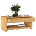 vidaXL Konferenčný stolík so zásuvkou Drammen Dub 99 x 55 x 45 cm