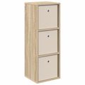 vidaXL Servírovacia skriňa so zásuvkou Sonoma dub 30,5 x 27 x 84,5 cm