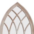 vidaXL Záhradné zrkadlo pieskové 70x30 cm exteriérové železo