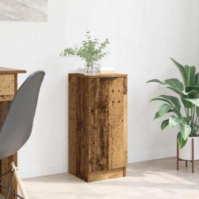 vidaXL Servírovacia skriňa Staré drevo 30 x 30 x 70 cm