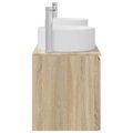 vidaXL Set kabinetov do kúpeľne 3 ks Dub sonoma 49,5 x 44,5 x 65,5 cm