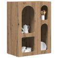 vidaXL Servírovacia skriňa ELST Remeselný dub 59 x 35 x 80.5 cm