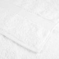 vidaXL Prémiové utierky na ruky SOLUND 4 ks biele 50x100 cm 600 g/m²