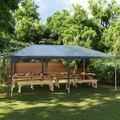 vidaXL Profesionálny párty stan 4x6 m, zelený 90 g/m²